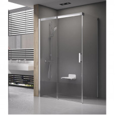 Душ. кабіна MSDPS 100/80 L, transparent, Профіль полір алюм.
