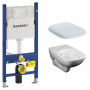 Комплет (Чаша STYLE Rimfree, прям+сидіння пов.пад+інстал DUOFIX 3в1 DELTA