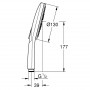 Лійка RAINSHOWER SMARTACTIVE 130 (3 пол), хром