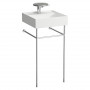 Раковина-міні KARTELL BY LAUFEN 46х46, з/о, прихований Злив, біла (H8153310001111)