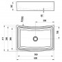 Раковина FORMY 02 600 D, 60х41 см, без переливу