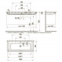 Раковина LIVING Square 180 x 48 см з/о (H8164380001041)