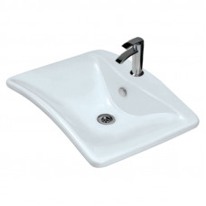 Раковина вбудована 60х46, прямокутна (ADS-WHT-0564)
