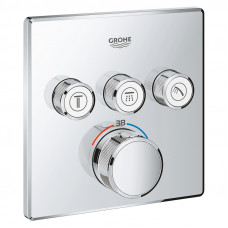 Верхня частина термостату GROHTHERM SMARTCONTROL душ, д/35600, 3 виходи, хром