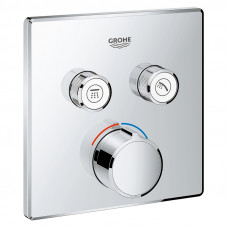 Верхня частина термостату SMARTCONTROL душ, д/35600, 2 виходи, хром