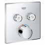 Верхня частина термостату SMARTCONTROL душ, д/35600, 2 виходи, хром
