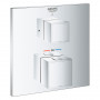 Верхня частина термостату GROHTHERM CUBE душ, д/35600, 1 вихід, хром