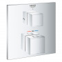 Верхня частина термостату GROHTHERM CUBE душ, д/35600, 2 виходи, хром