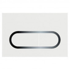 Кнопка змиву CHROME, 3/6, біла