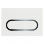 Кнопка змиву CHROME, 3/6, біла