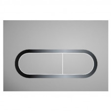 Кнопка змиву CHROME, 3/6, сатін