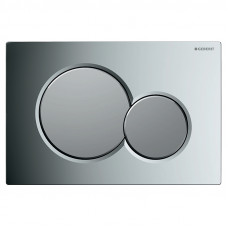 Кнопка змиву SIGMA 01, плаcтік, хром гл./Матовий (115.770.KA.5)