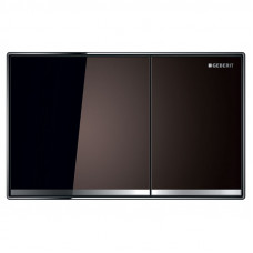 Кнопка змиву SIGMA 60, подвійний змив, урівень: умбра, дзерк.покр, гл.хром
