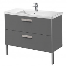 Раковина GAP, 100см, з/о, з шафка 2 шухл, сірий антрацит глянц (A855999153)