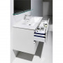 Шафка PRO S з раковиною 100х50, з/о, 2 шухл.,глянц.біл. (H8619654751041)