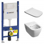 К-т (Чаша підв. MODO Rimfree, прям+сидіння MODO slim+Інс с-ма DUOFIX 3в1 DELTA)
