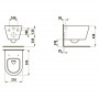 Чаша підвісного унітазу KARTELL BY LAUFEN (H8203310000001)