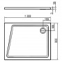 Піддон GIGANT PRO 10*100x80, лівий