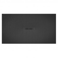 Піддон HELIOS 140*80, прямок, з сіф, решітк, графіт (AP2015783200120P)