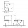 Унітаз-компакт STYLE Rimfree унів 3/6 ніж.підв. б/сидіння, Reflex (L29021900)