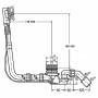 Злив/перелив Multiplex Trio F 1070 х 40/50 (675479)