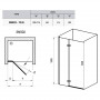Душ. двері SMSD 2-110 B-R, transparent, хром