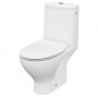 Унітаз-компакт 649 MODUO CLEAN ON 010гор злив, 3/5,бічн підв+сид SLIM дюр пов пад легко з'ємне