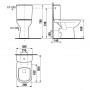 Унітаз-компакт OLYMP DEEP гор.злив, 3/4,5, ниж. підв (H8266160002811)