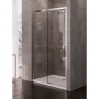 Душ двері PORTA 120х200см, L, розсув, скло прозоре, проф хром
