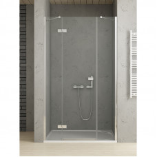 Душ двері Reflexa 130х200см, L, розпаш, скло прозоре, проф хром