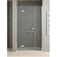 Душ двері REFLEXA 170х200см, L,розпаш, скло проз, проф хром