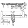 Корпус душ лотка Advantix VARIO Flat 300-1200мм (721 671)