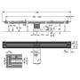 Дизайн-вставка Advantix VARIO 300-1200мм матова (686284)
