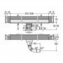 Корпус душ лотка Advantix VARIO Wall Drain 90 мм довільноскороч (736552)