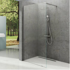 Стінка д/душу Walk-In Wall-110 h.200, transparent, полір.алюмін.