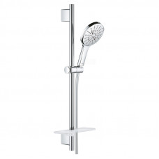 Набір душ RAINSHOWER SMARTACTIVE 130 (стійка 600мм+лійка (3 пол)+шланг 1,75м+поличка), хром