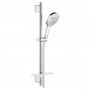Набір душ RAINSHOWER SMARTACTIVE 130 (стійка 600мм+лійка (3 пол)+шланг 1,75м+поличка), хром