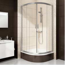 Душ. штора BLCP 4-90 transparent, проф сатін,, напівкр