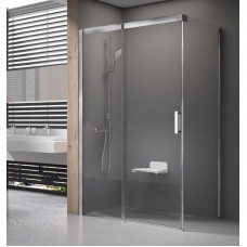 Душ. кабіна MSDPS 120/80 L, transparent, Профіль полір. алюм.