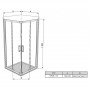 Душ. кабіна 10RV2K-120 transparent, білий
