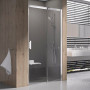 Душ. двері MSD 2-110 R, transparent, Профіль полір.алюм.