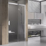 Душ. двері MSD 2-120 R, transparent, Профіль полір.алюм.