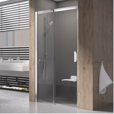 Душ. двері MSD 2-120 L, transparent, Профіль полір. алюм.