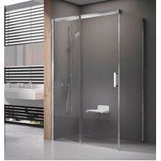 Душ. кабіна MSDPS 110/80 L, transparent, профіль сатін